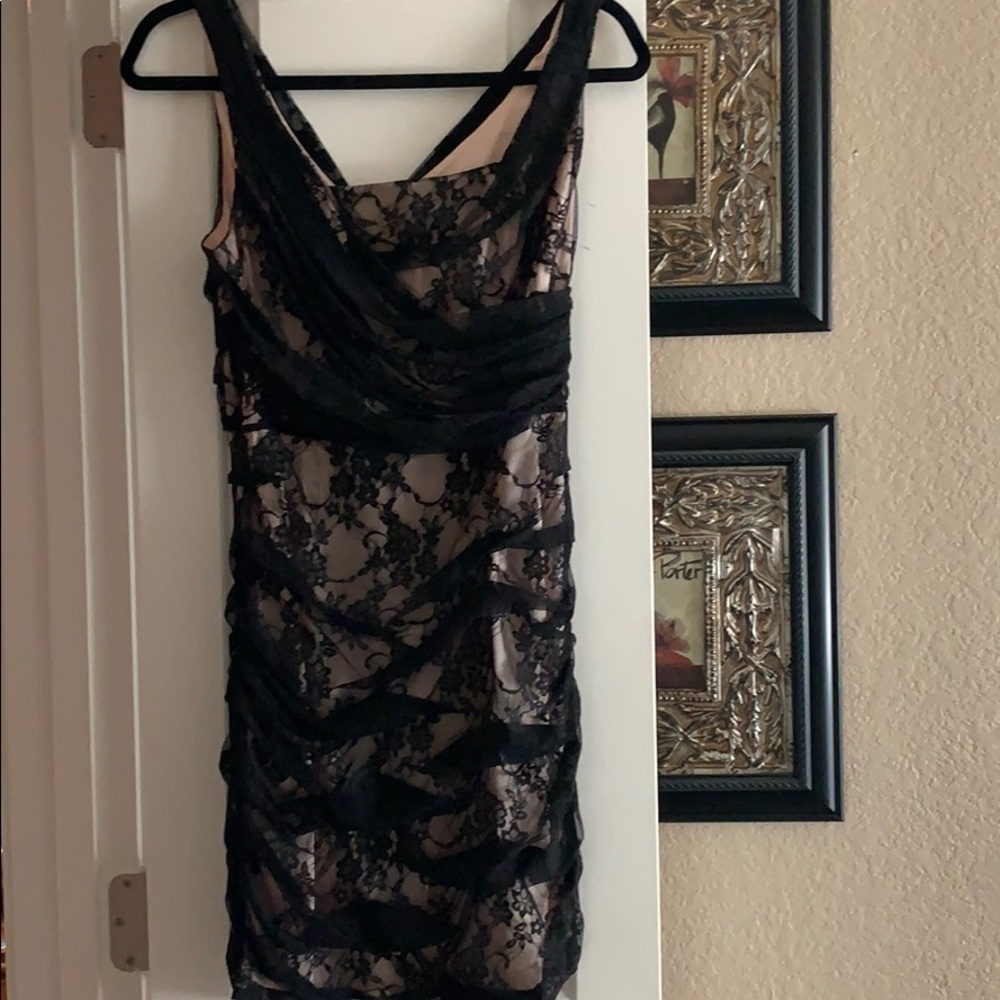 Express black lace dress size 6